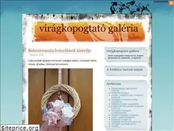 Sites similar to galeria-viragkopogtato.blog.hu