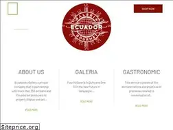 Sites similar to galeriaecuador.com