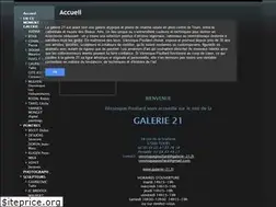 Sites similar to galerie-21.fr
