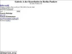 Sites similar to galerie-a.de