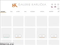 Sites similar to galerie-kaplicka.cz