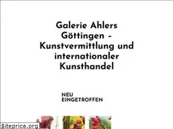 Sites similar to galerieahlers.de