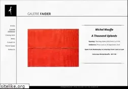 Sites similar to galeriefaider.be