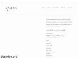 Sites similar to galerieleu.de