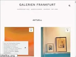 Sites similar to galerien-frankfurt.de