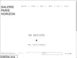 Sites similar to galerieparishorizon.net