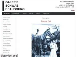 Sites similar to galerieschwabbeaubourg.com