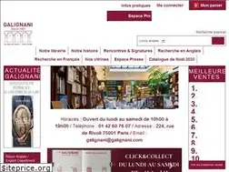 Sites similar to galignani.fr