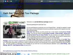 Sites similar to galihbalitours.com