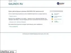 Sites similar to galinov.ru