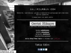 Sites similar to galipdursun.com
