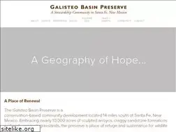 Sites similar to galisteobasinpreserve.com
