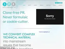 Sites similar to gallagherpr.com