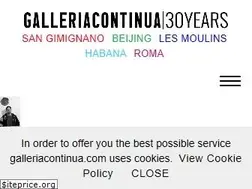 Sites similar to galleriacontinua.com