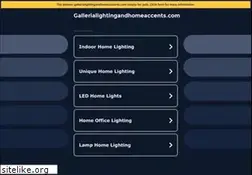 Sites similar to gallerialightingandhomeaccents.com
