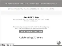 Sites similar to gallery218.com