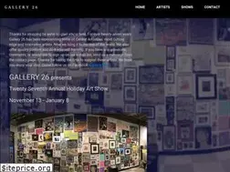 Sites similar to gallery26.com