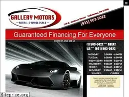 Sites similar to gallerymotorstn.com
