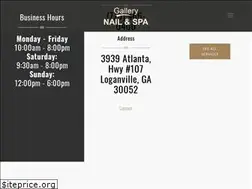 Sites similar to gallerynailsspaloganville.com