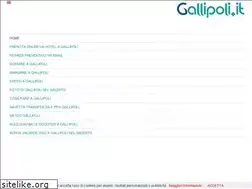 Sites similar to gallipoli.it
