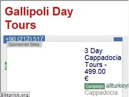 Sites similar to gallipolidaytours.com