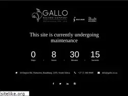 Sites similar to gallo.co.za