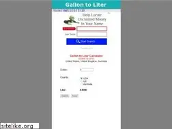 Sites similar to gallontolitercalculator.com.au