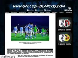Sites similar to gallos-blancos.com