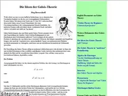 Sites similar to galois-theorie.de