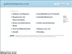 Sites similar to galvinbenjamin.com