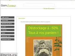 Sites similar to gamannecy.com
