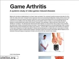 Sites similar to gamearthritis.org