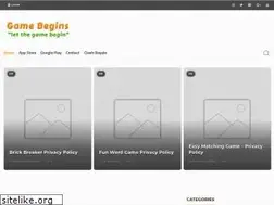 Sites similar to gamebegins.com