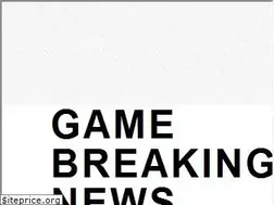 Sites similar to gamebreakingnews.net