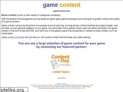 Sites similar to gamecontent.com