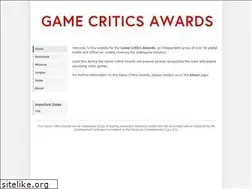 Sites similar to gamecriticsawards.com