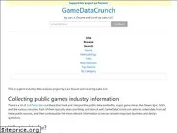 Sites similar to gamedatacrunch.com