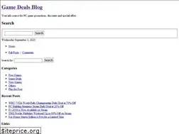Sites similar to gamedeals-blog.com