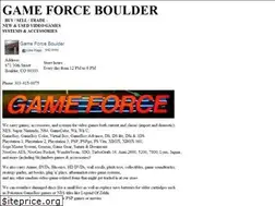 Sites similar to gameforceboulder.com