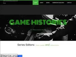 Sites similar to gamehistoriesbookseries.org
