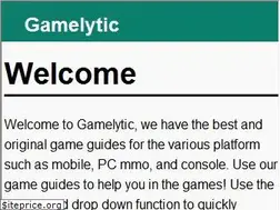 Sites similar to gamelytic.com