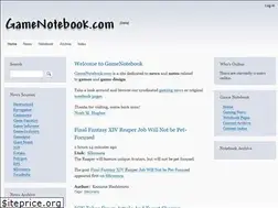 Sites similar to gamenotebook.com