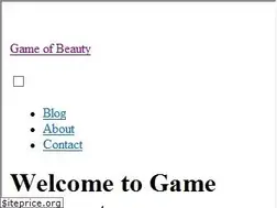 Sites similar to gameofbeautyshop.wordpress.com