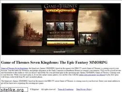 Sites similar to gameofthronesmmo.com