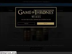 Sites similar to gameofthroneswines.com