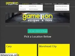 Sites similar to gameonescapes.com