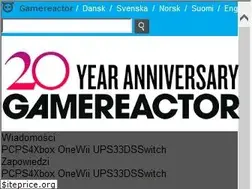 Sites similar to gamereactor.pl