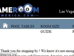 Sites similar to gameroomamerica.com