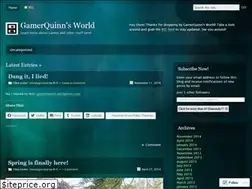 Sites similar to gamerquinnsworld.wordpress.com