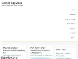 Sites similar to gamertagzero.com